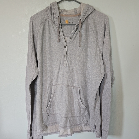 Carhartt Gray Hoodie Size XL - Picture 1 of 5